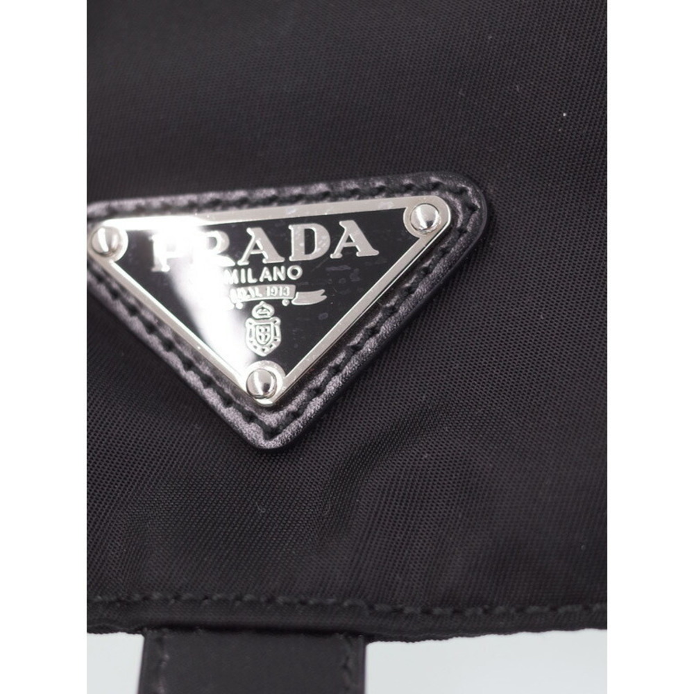 Prada Tessuto Crossbody messenger bag saffiano Leather Nero Black - Picture 6 of 9